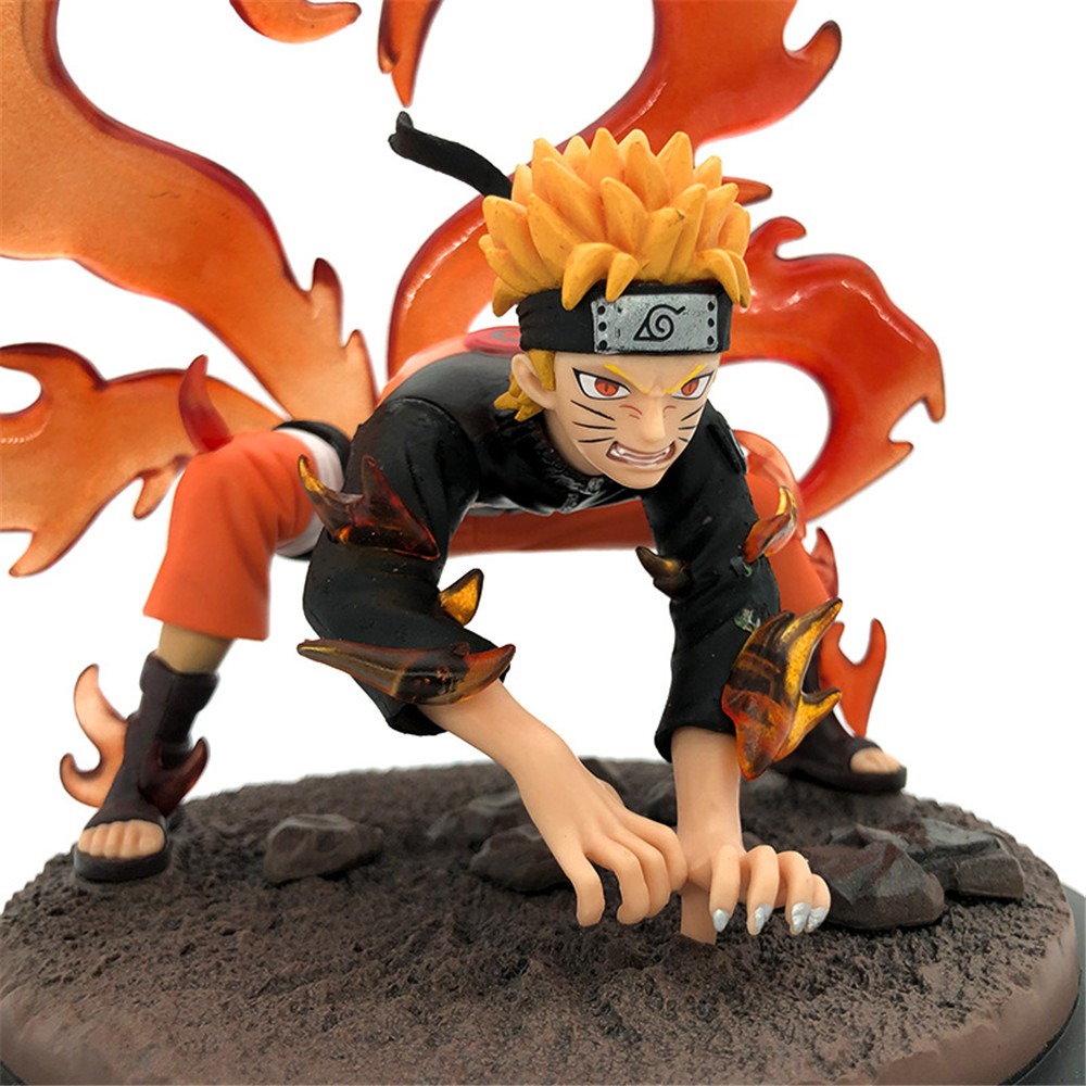 Figurine Naruto Kyubi avec socle, Uzumaki Naruto – Image 3