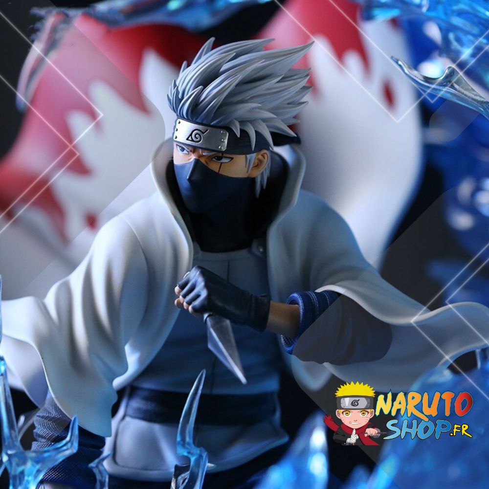 Figurine Kakashi Hatake 6eme Hokage Naruto Shippuden avec socle 40 cm