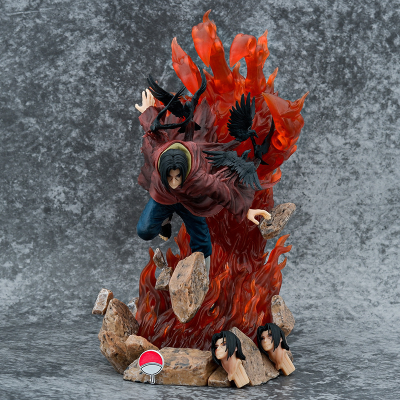 Figurine GK Naruto Itachi Uchiha Akatsuki 28 cm – Image 6