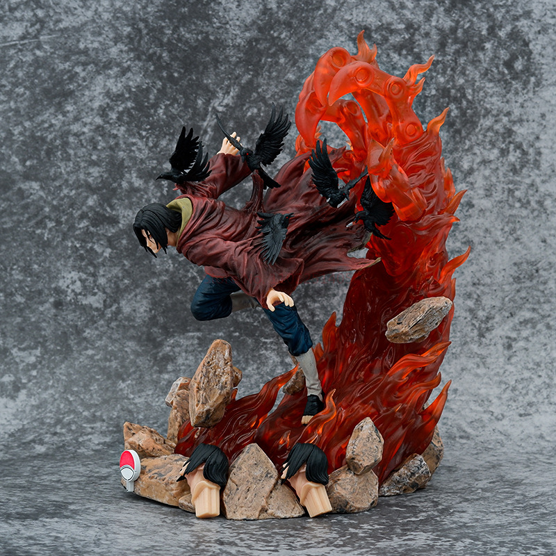 Figurine GK Naruto Itachi Uchiha Akatsuki 28 cm – Image 7