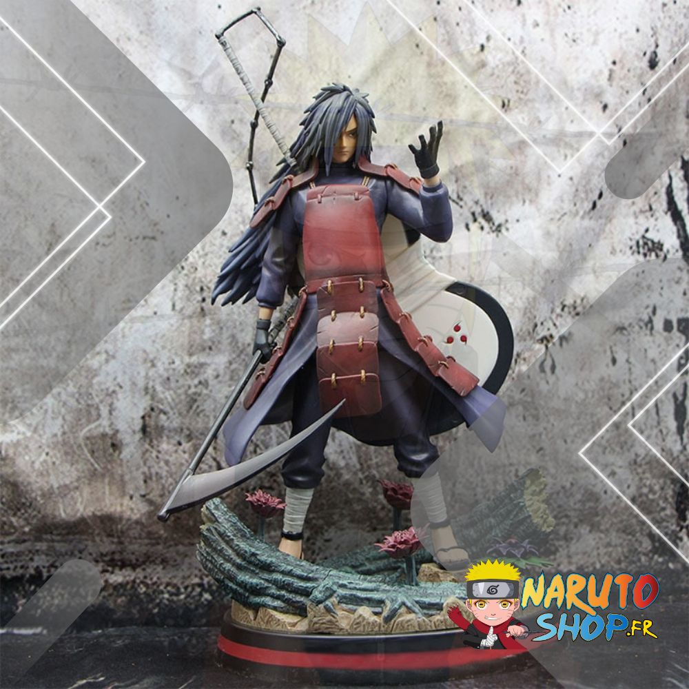 Figurine d'action Naruto Uchiha Madara avec socle 29 cm