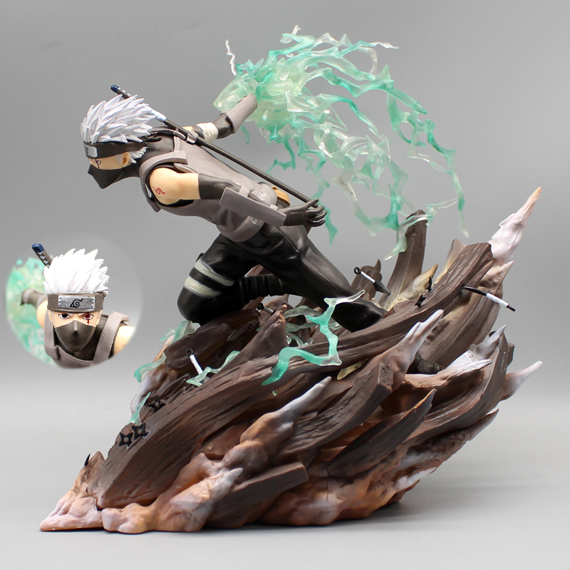Figurine Naruto Kakashi Hatake Élite Ninja en PVC 25 cm