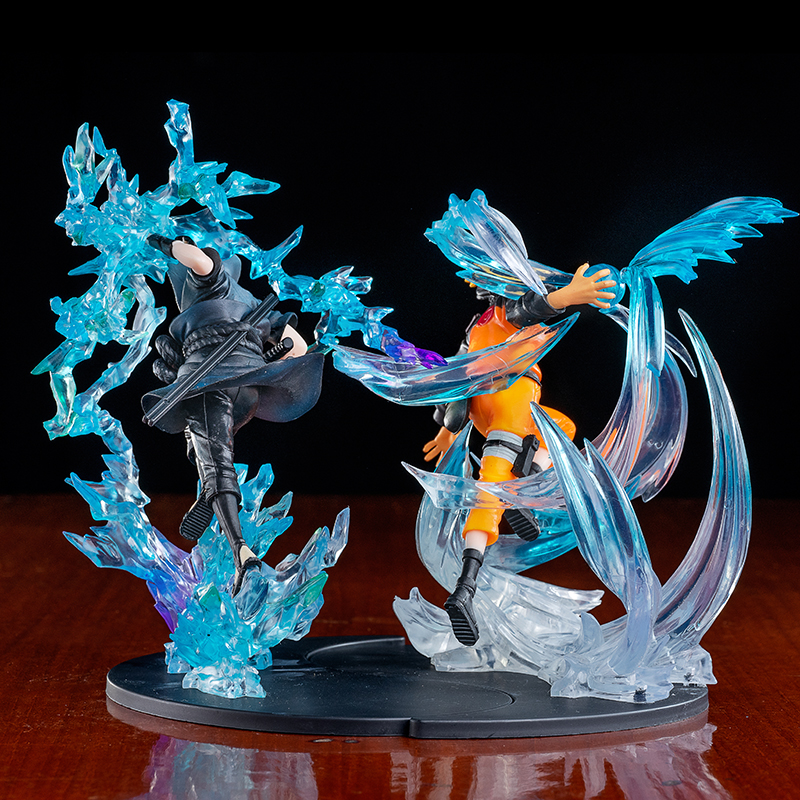 Figurine Naruto et Sasuke, duel épique en 19 cm – Image 2