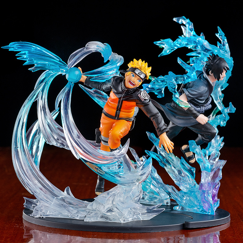 Figurine Naruto et Sasuke, duel épique en 19 cm – Image 5