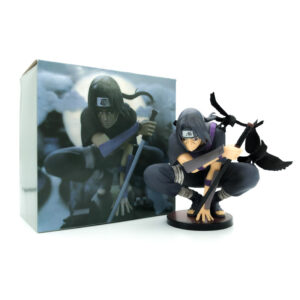 Figurine Naruto Itachi Uchiha aux corbeaux mystiques en PVC 15 cm