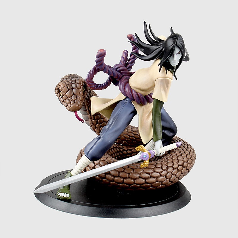 Figurine Naruto d'Orochimaru avec attaque Senei Jashu