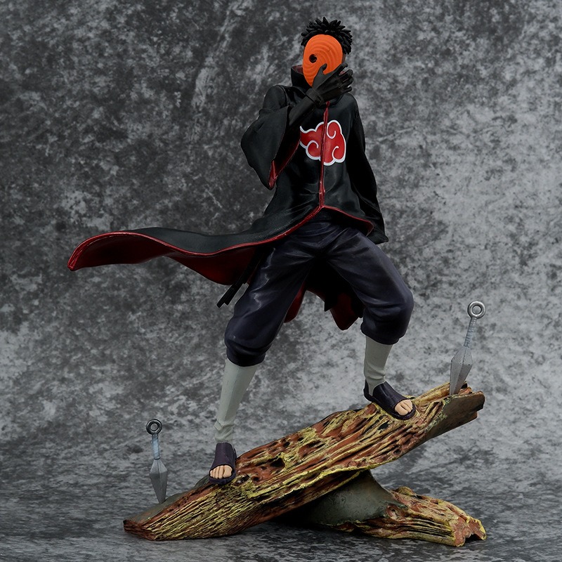 Figurine Naruto Obito Uchiha à masque amovible 26cm – Image 2