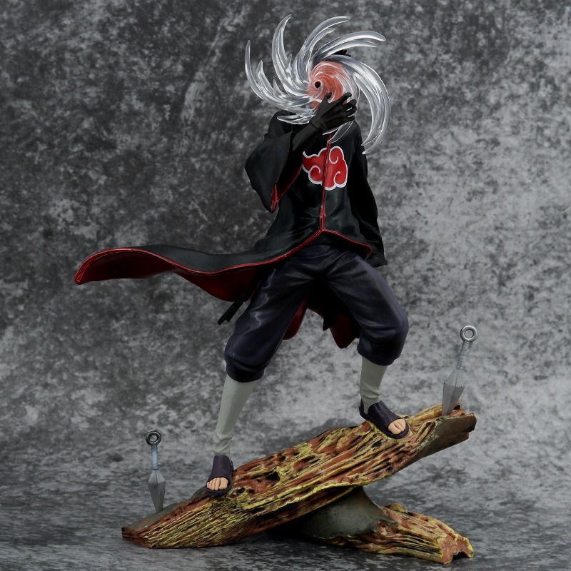 Figurine Naruto Obito Uchiha à masque amovible 26cm