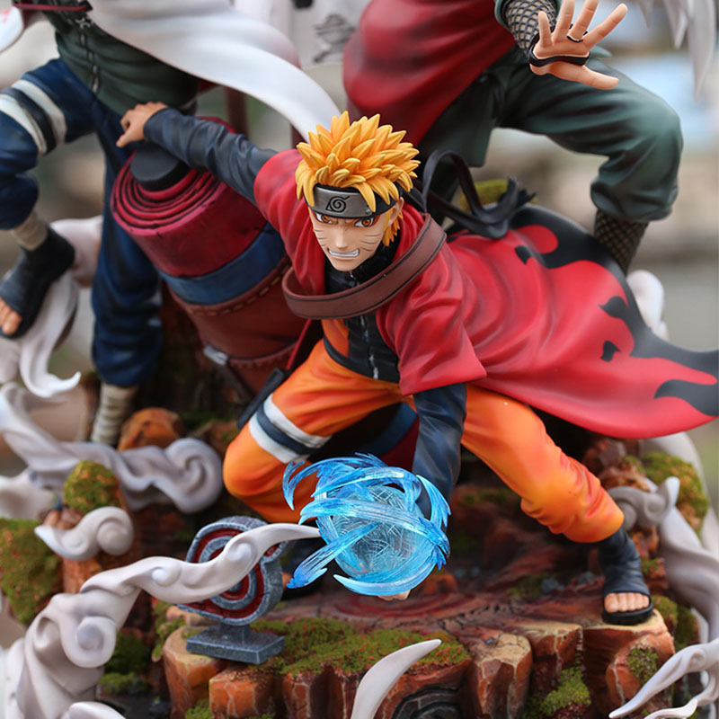 Figurines Naruto Trio Légendaire - Uzumaki, Jiraiya et Minato en PVC 41 cm – Image 3