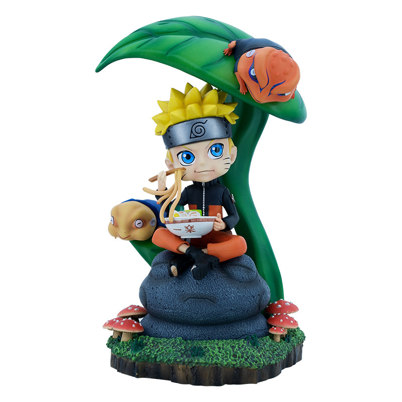 Figurine Naruto Chibi avec Gamakichi, scène de ramen – Image 4
