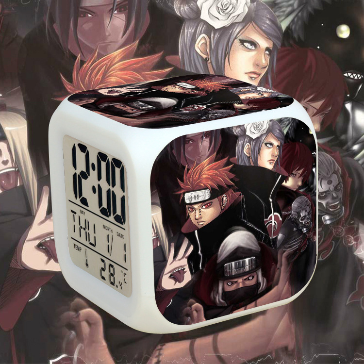 Réveil Naruto Akatsuki avec changement de couleur, Obito et Konan – Image 2