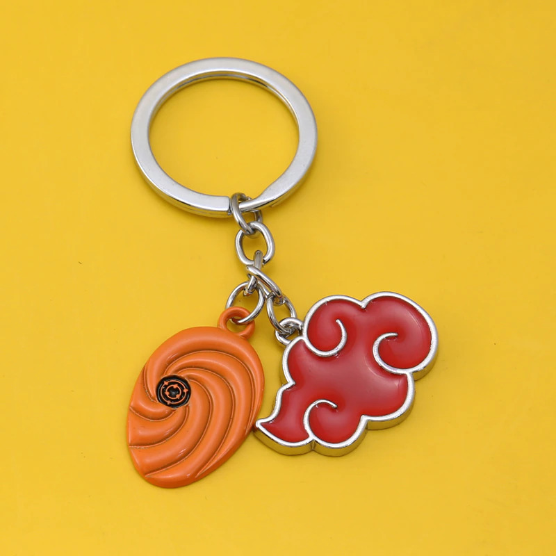 Porte-clés Naruto Akatsuki avec masque d’Obito – Image 2