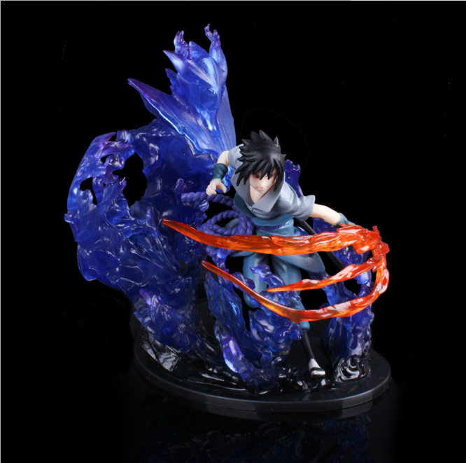 Figurine Naruto Sasuke Uchiha Susanoo Bleu 23 cm – Image 2