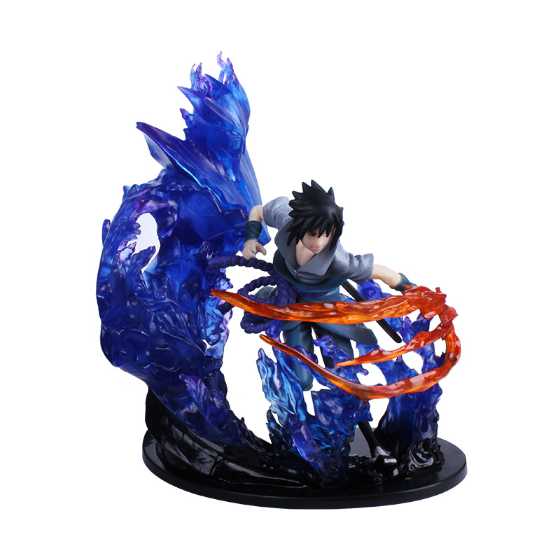 Figurine Naruto Sasuke Uchiha Susanoo Bleu 23 cm