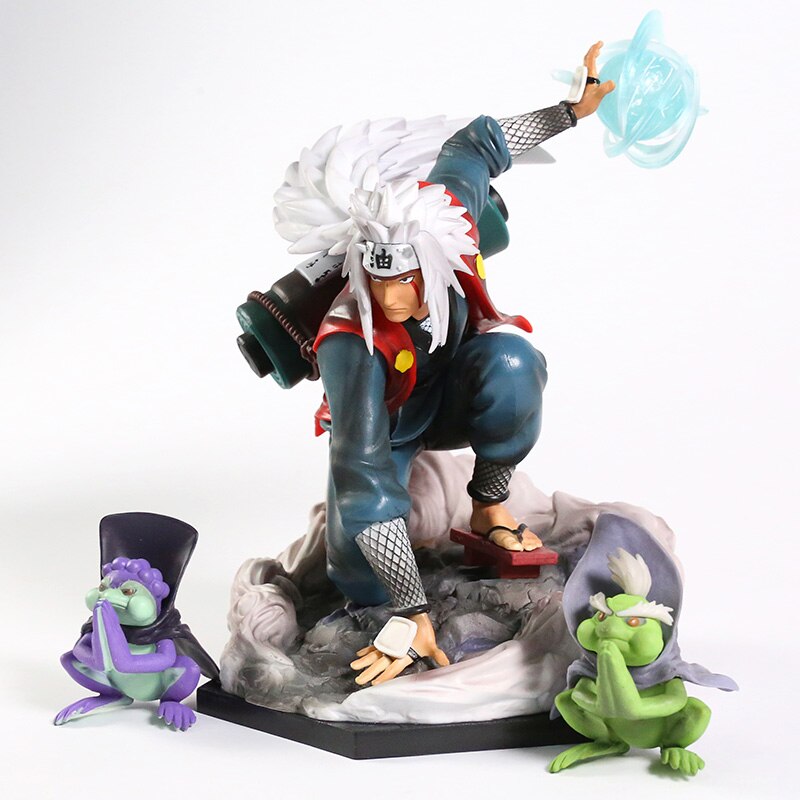 Figurine Naruto Jiraiya avec Shima et Fukasaku en PVC 20 cm – Image 4