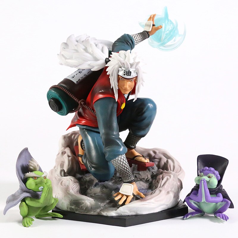Figurine Naruto Jiraiya avec Shima et Fukasaku en PVC 20 cm – Image 6