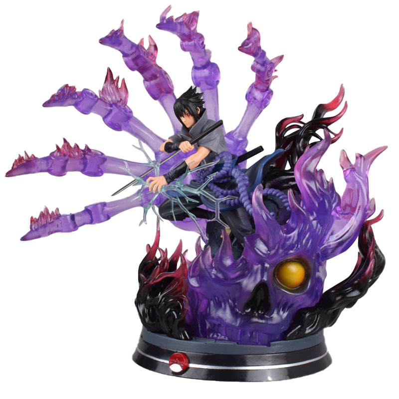 Figurine Naruto Sasuke Six Chemins LED 34 cm – Image 4