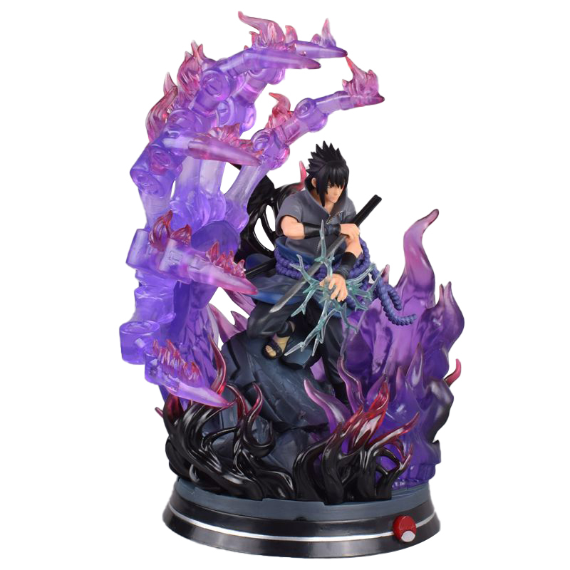 Figurine Naruto Sasuke Six Chemins LED 34 cm – Image 5