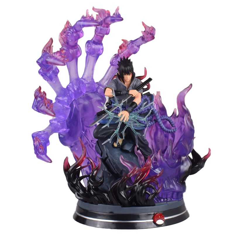 Figurine Naruto Sasuke Six Chemins LED 34 cm