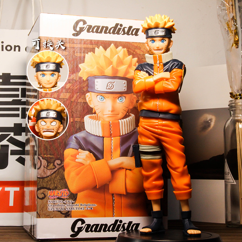 Figurine Naruto d’Uzumaki Naruto aux expressions variées