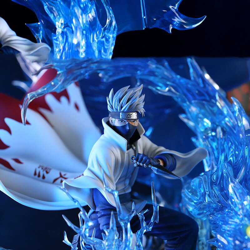 Figurine Kakashi Hatake 6eme Hokage Naruto Shippuden avec socle 40 cm – Image 2