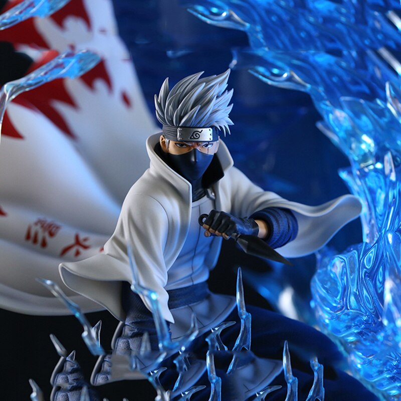 Figurine Kakashi Hatake 6eme Hokage Naruto Shippuden avec socle 40 cm – Image 3