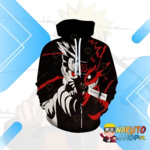 Pull Naruto Kurama et Naruto en 100 % coton doux