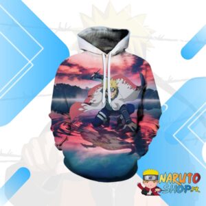 Pull à capuche Naruto Minato Namikaze en Coton/Polyester