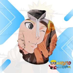 Pull Happy Naruto Uzumaki en 100 % coton