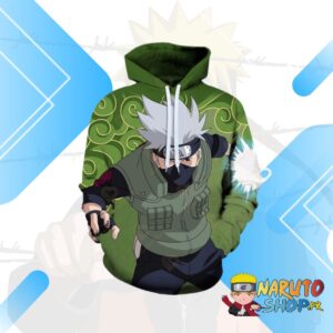 Pull Naruto Kakashi Sensei à imprimé numérique 3D