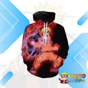 Pull Naruto Rasengan en coton/ Polyester