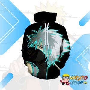 Pull à capuche Naruto Kakashi Hatake en Coton/Polyester