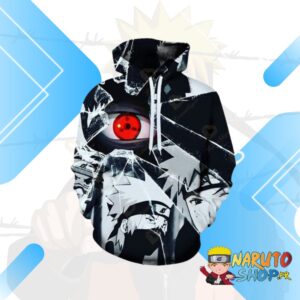 Pull Naruto en coton/ Polyester Pouvoir des Yeux