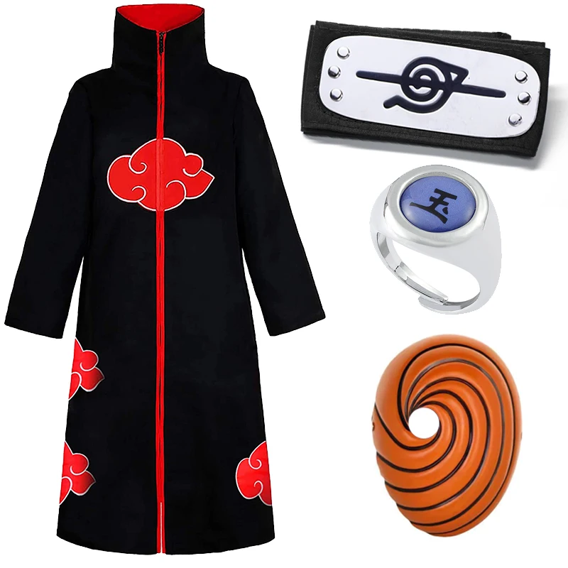 Costume cosplay Naruto Obito Uchiwa en mélange de polyester et coton – Image 4
