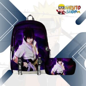 Sac à dos Naruto Uchiwa Sasuke 2 Pcs