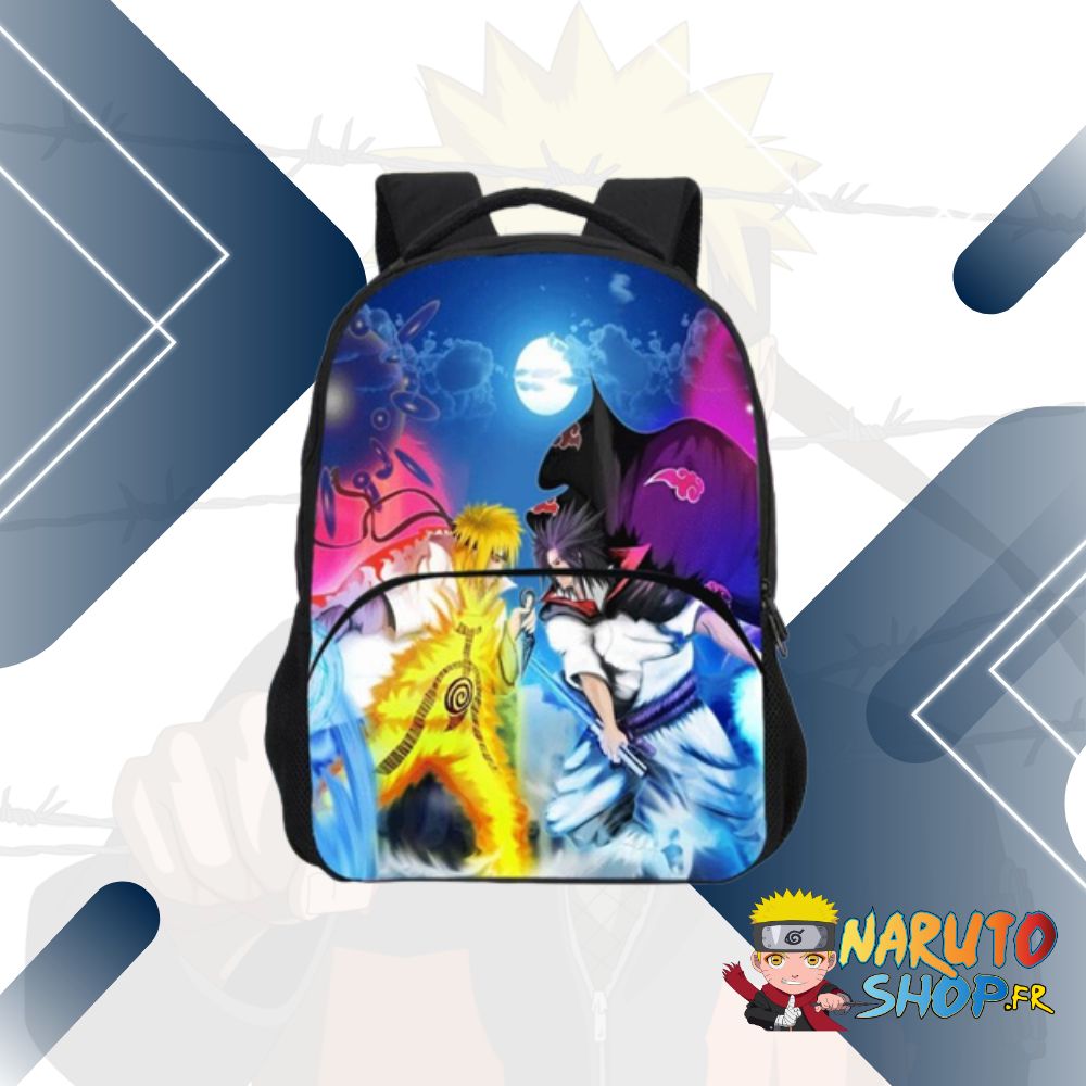 Sac à dos Naruto avec visuel Sasuke Vs Naruto
