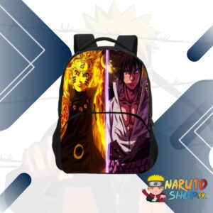 Sac à dos Naruto ergonomique avec Sasuke et Naruto