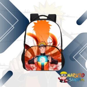 Sac à dos Naruto motif Rasengan à fermeture éclair