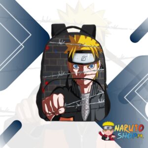 Sac à dos ergonomique Naruto motif Fil Barbelé