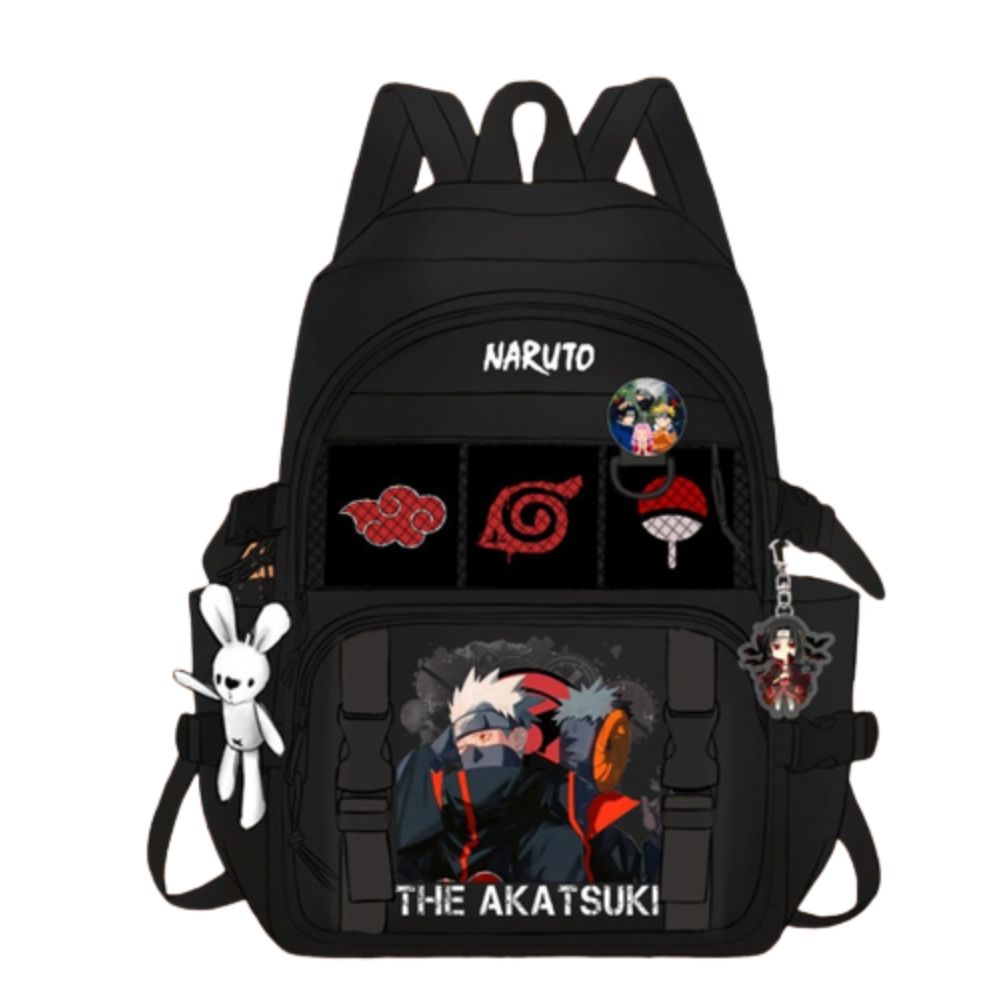 Sac à dos Naruto avec Kakashi face à Tobi – Image 2