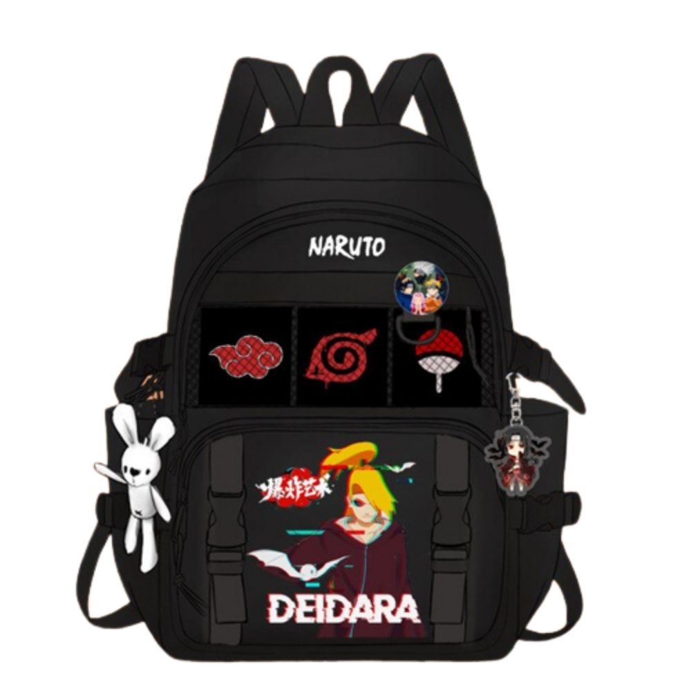 Sac à dos Akatsuki Deidara Naruto avec doublure en polyuréthane – Image 2
