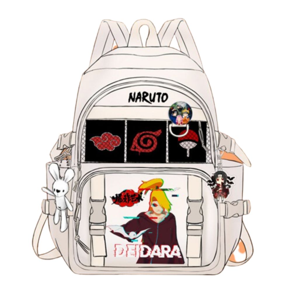 Sac à Dos Diedara - Naruto Coloris Blanc – Image 2