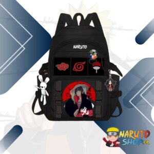 Sac à Dos Naruto Itachi Uchiwa à Fermeture Eclair
