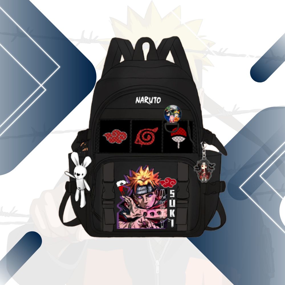 Sac à dos Naruto Nagato Pain au design ergonomique