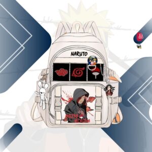 Sac à dos blanc Naruto avec impression 3D, Obito