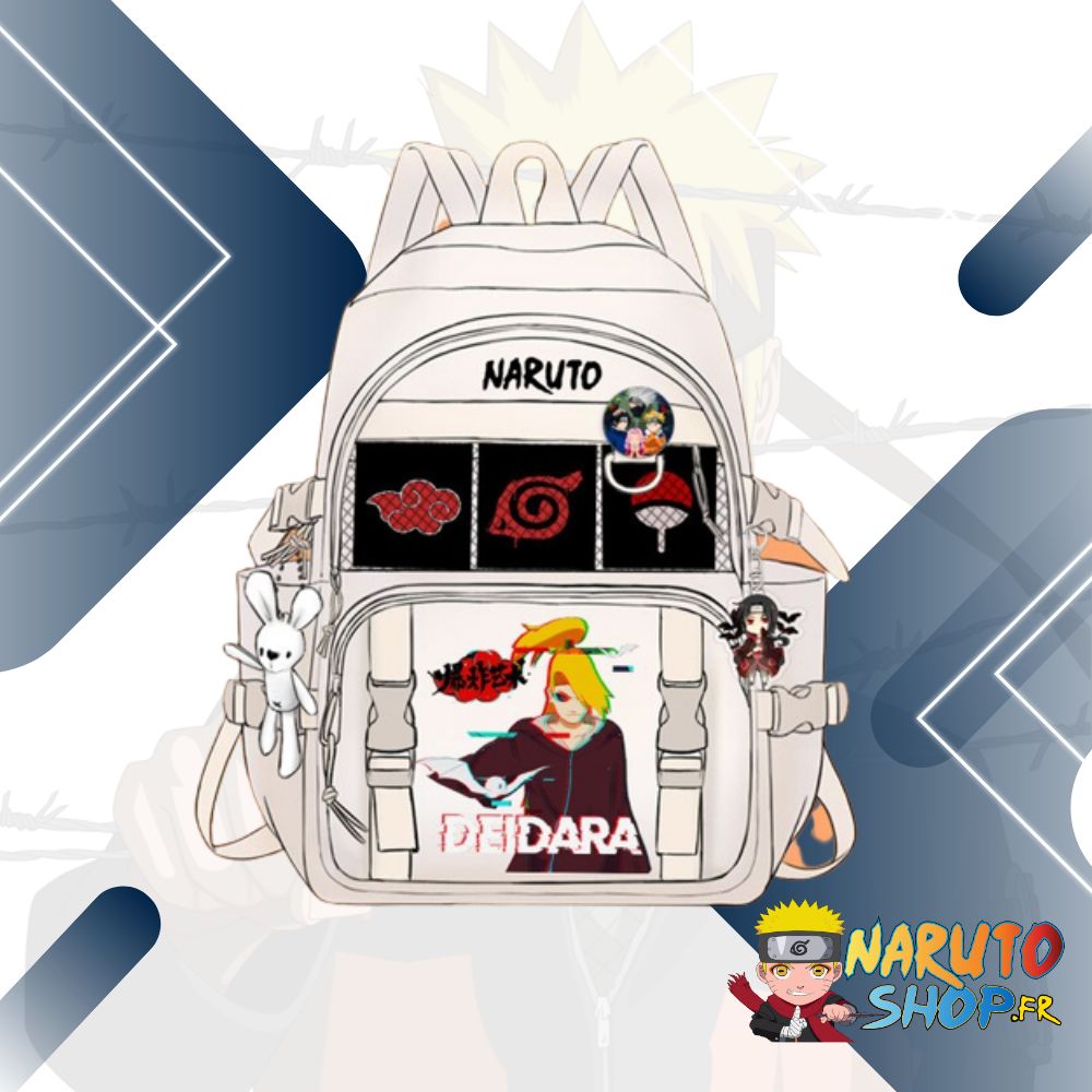 Sac à Dos Diedara - Naruto Coloris Blanc