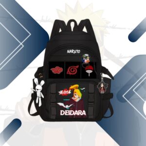 Sac à dos Akatsuki Deidara Naruto avec doublure en polyuréthane