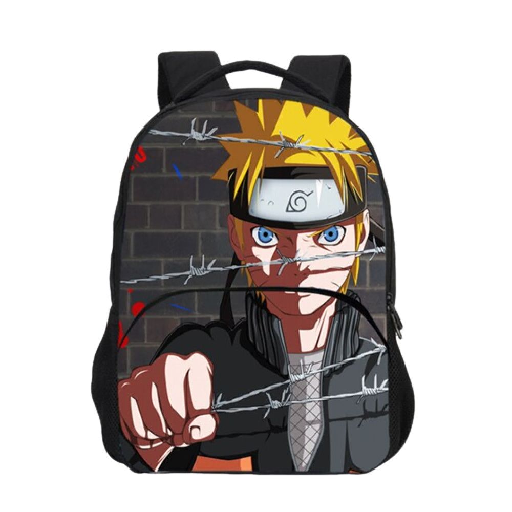 Sac à dos ergonomique Naruto motif Fil Barbelé – Image 2