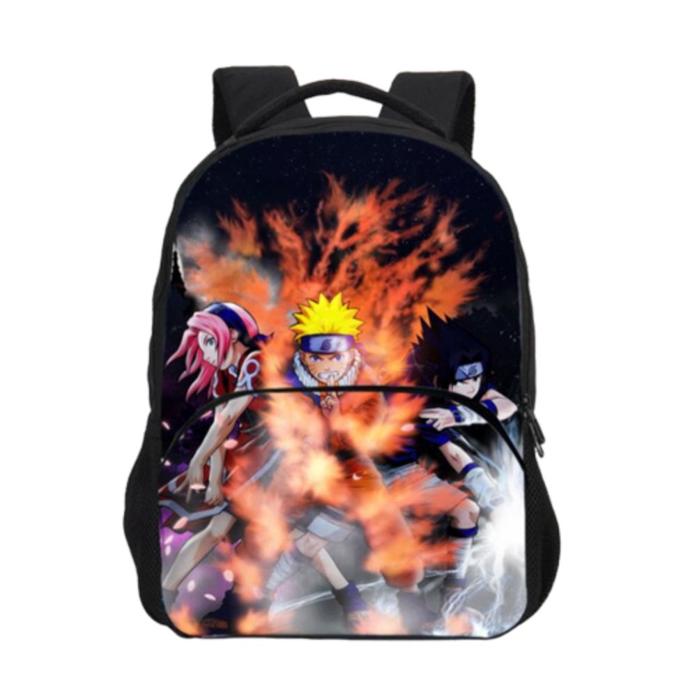 Sac à dos Naruto avec motif Sasuke, Naruto et Sakura – Image 2