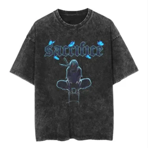 T-shirt Naruto Itachi Uchiha Akatsuki, héros tragique, coloris C33